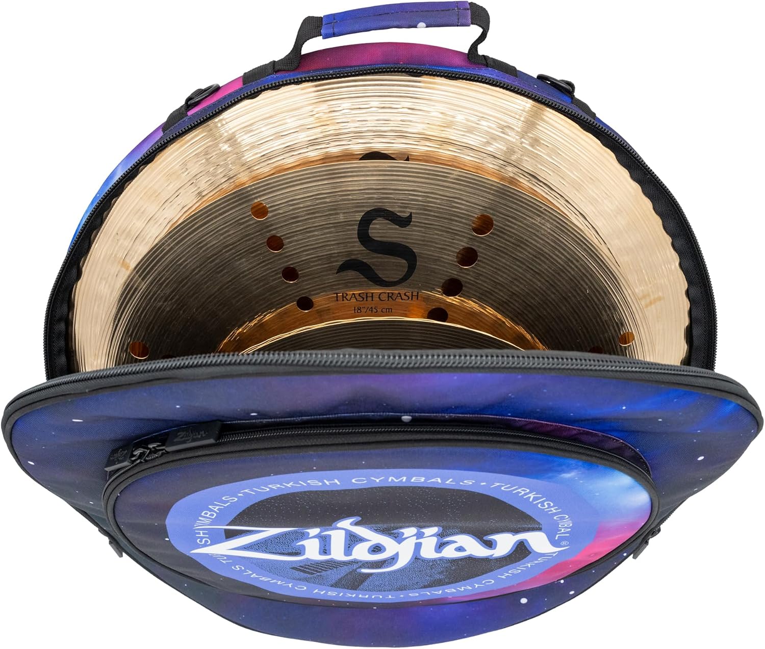 Zildjian ZXCB00320 20-Inch Student Cymbal Backpack - Purple Galaxy