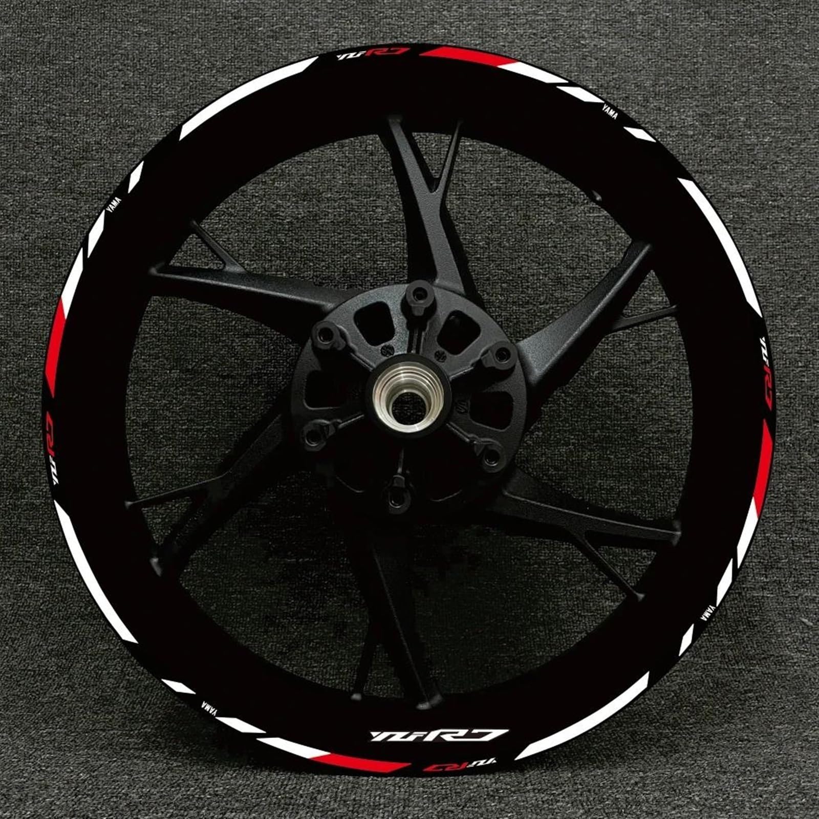 Stickers Motorcycle Accessories Wheel Stickers Reflective Decals Rims for Yamaha YZFR7 YZF R7(Style 4)