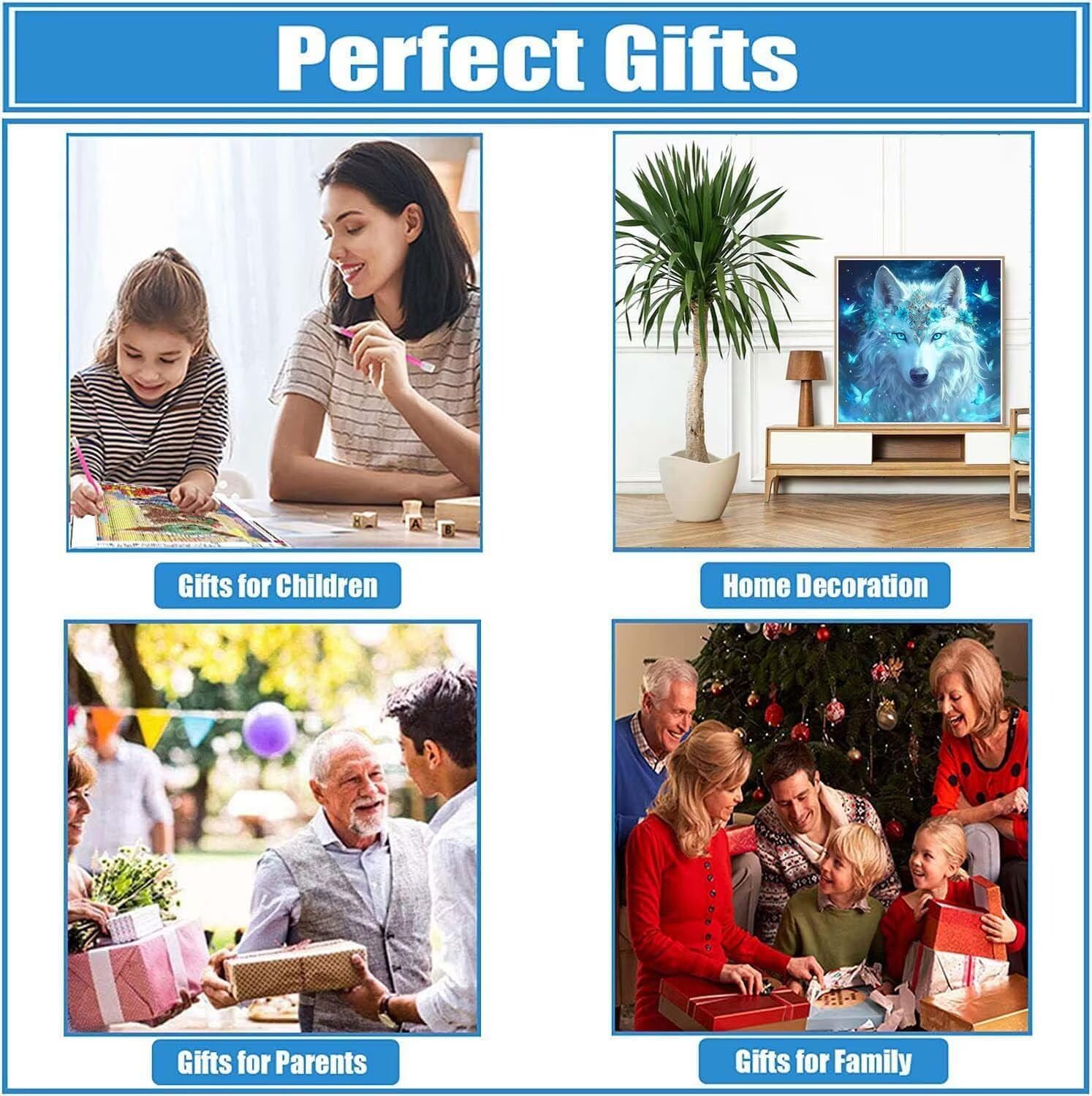 ダイヤモンドアート 動物 70x70cm 丸型 いビーズ ダイヤモンドペインティング アートセット 全面貼り付けタイプ ビーズアート