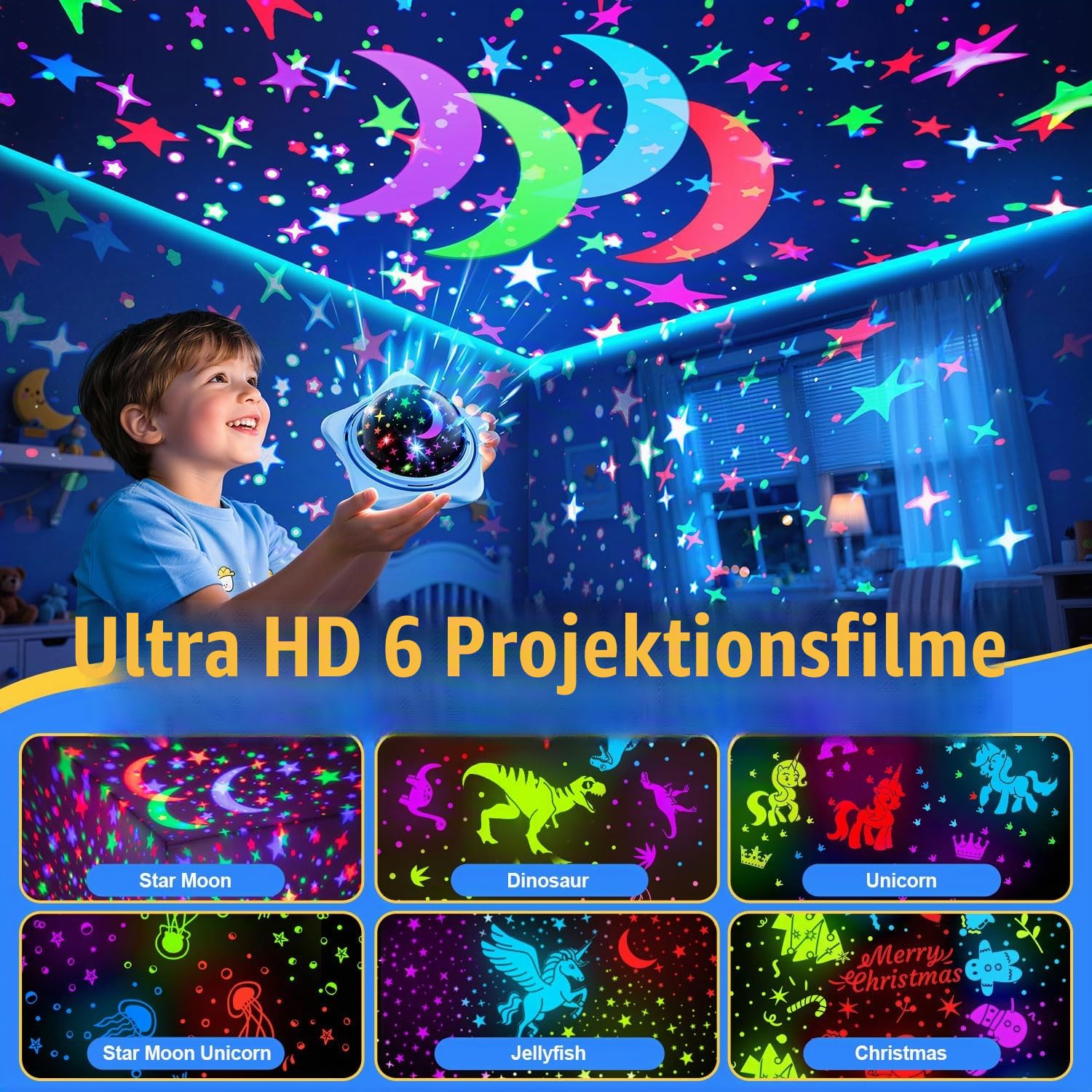 One Fire Star Projector for Kids