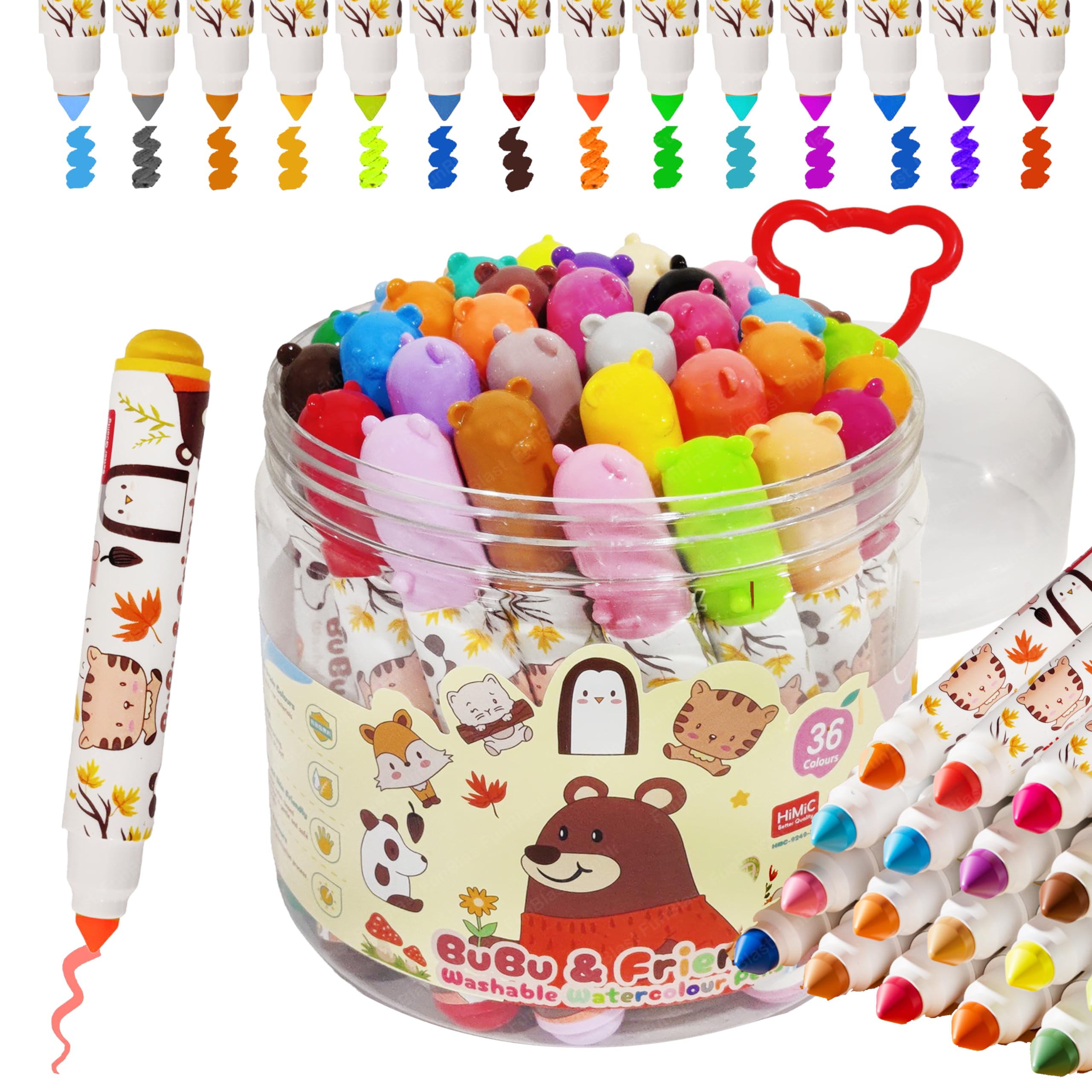 FunBlast Colour Pens - Washable Water Colour Pens, Colouring Kit Art Markers Colour Sketch Pens Set for Kids, Artists Sketching Drawing Materials, Cute Art Supplies (36 Pieces) (B0D6KSV8VB) Amazon Price History, Amazon Price Tracker