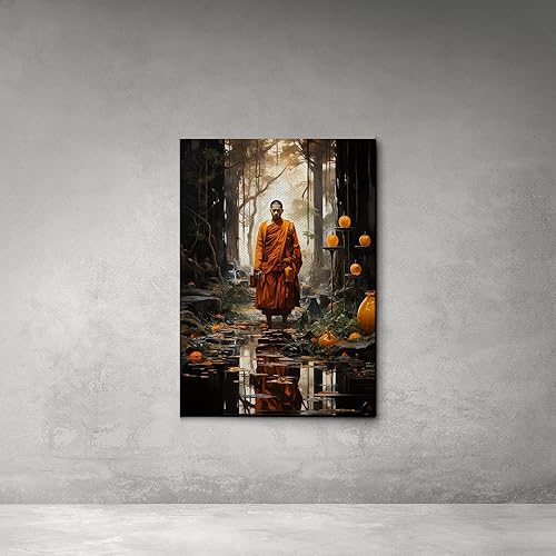 Miniatura 3 de Yoga Wall Decor, Yoga Wall Art, Buda Canvas Art, Buda Decor, Buda Canvas Print, Luxury Framed Wall Decor, Canvas Prints, Wall Decor