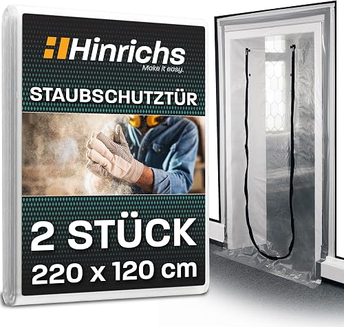 Hinrichs 2 x Dust Door Cover with Zip Door