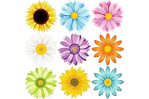 Giant Sun Flower Cutouts: Brighten Your Spaces with Cheerful Spring Accents