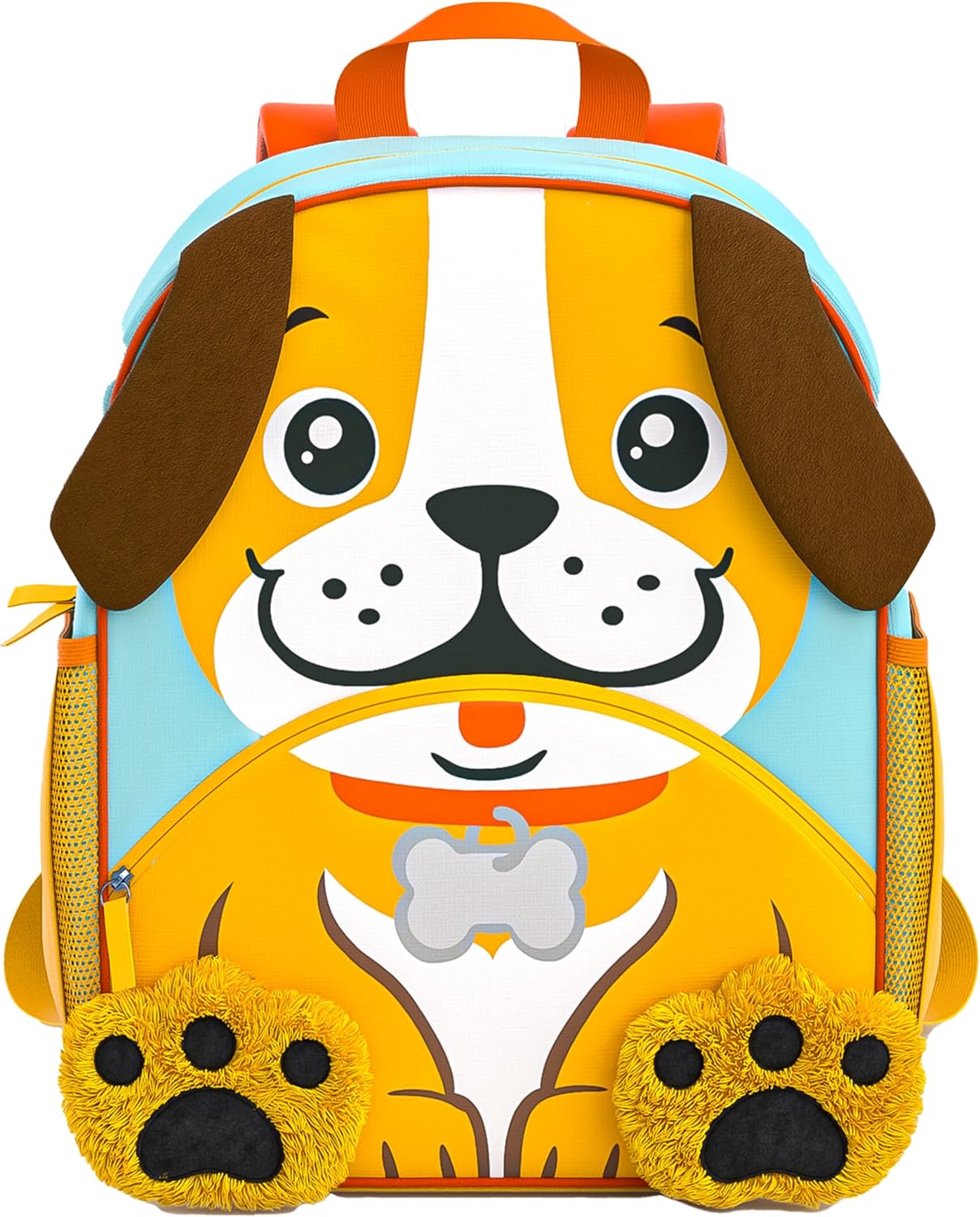 Move2Play, Puppy Kids Backpack | Kid Size | Back to School | Elementary, Kindergarten Book Bag | Designed for Boys & Girls Ages 4+ Year Olds | Travel Ready