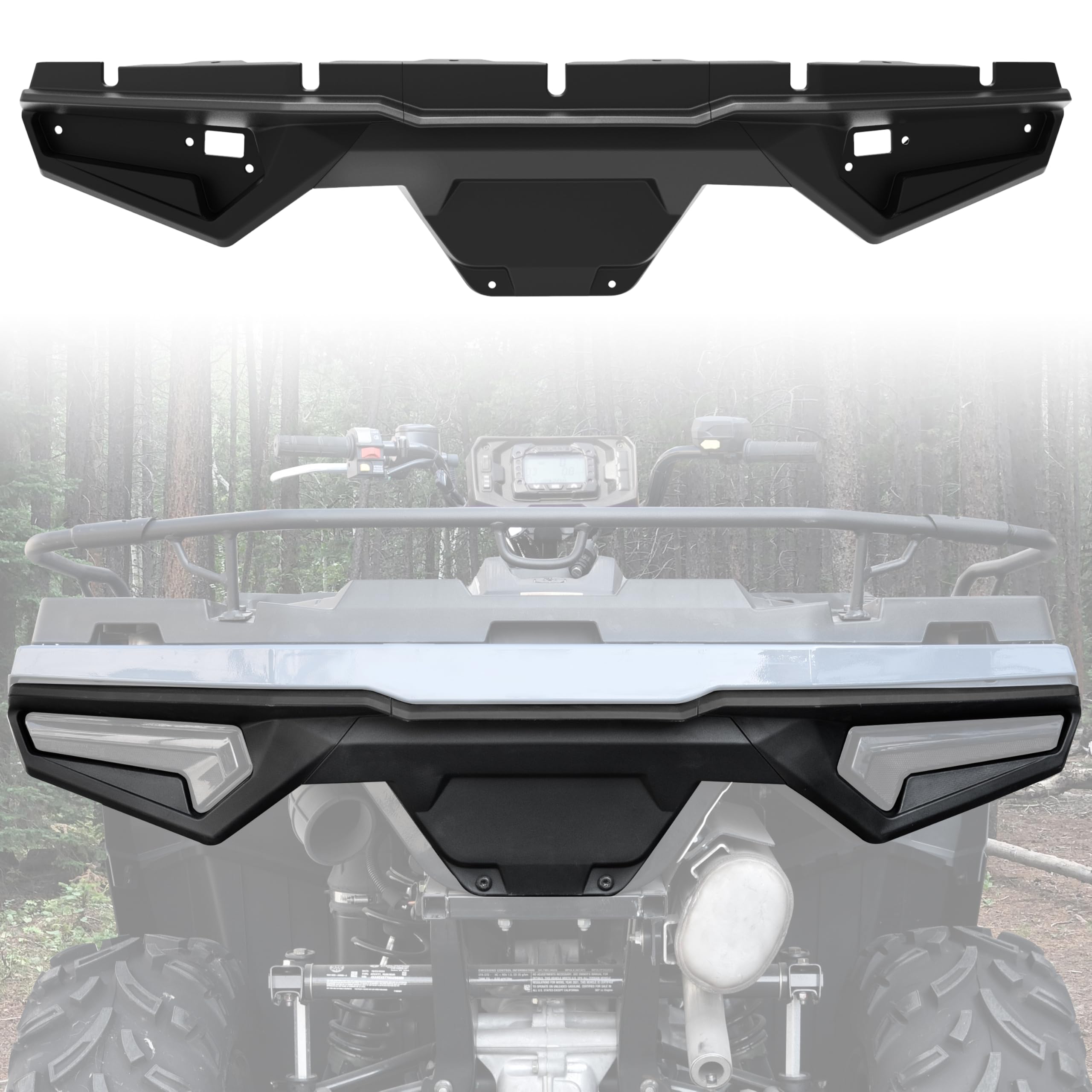Amazon.com: SAUTVS Rear Bumper Assembly Combined Plastic Rear Lip