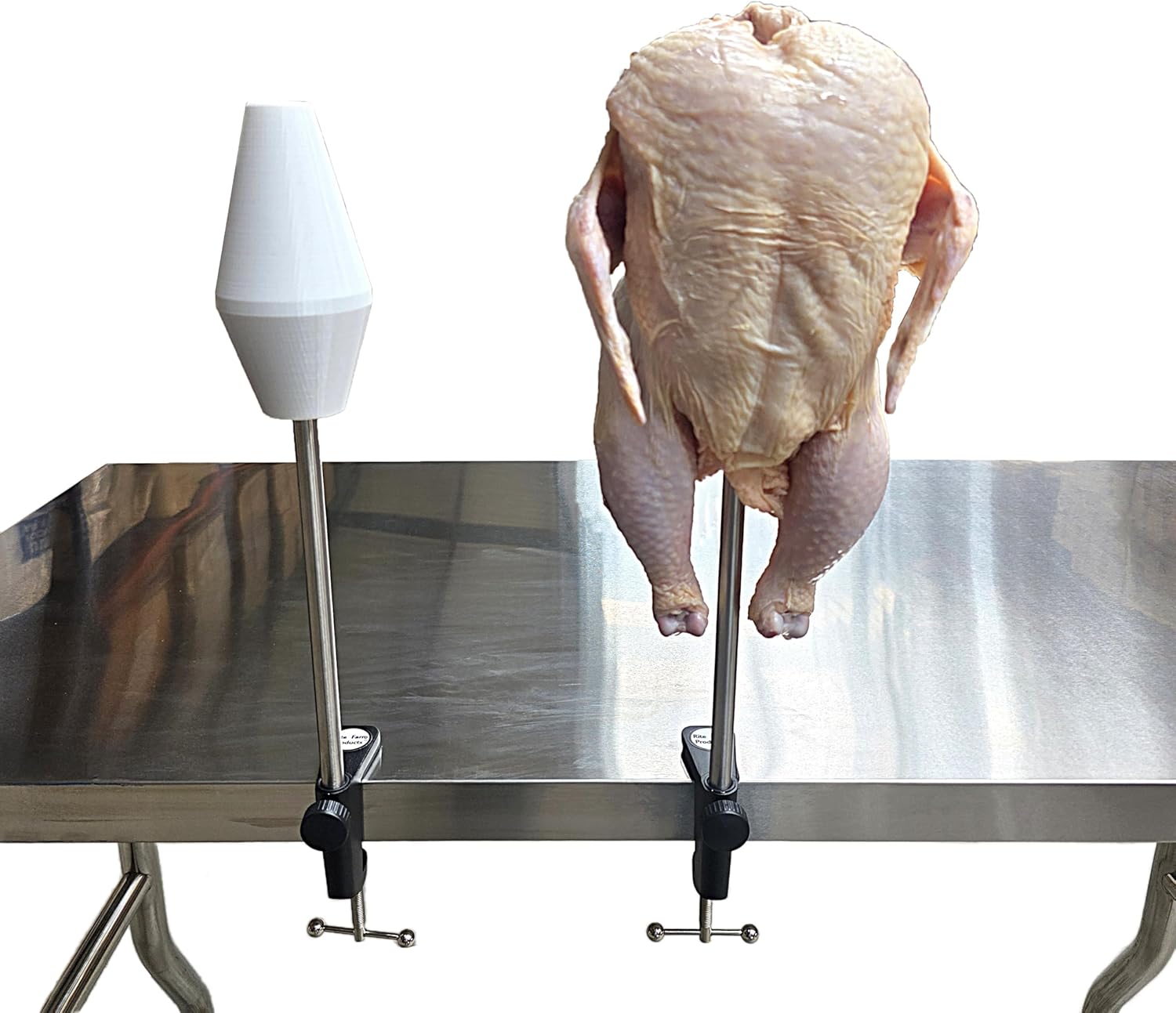 Rite Farm Products Chicken Cut Up Cone Poultry Deboning Parting Piecing Out Stand Holder
