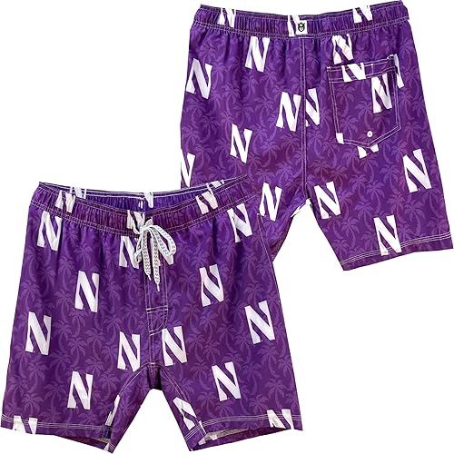 Miniatura 7 de Wes and Willy NCAA Palm Tree - Traje de baño para hombre