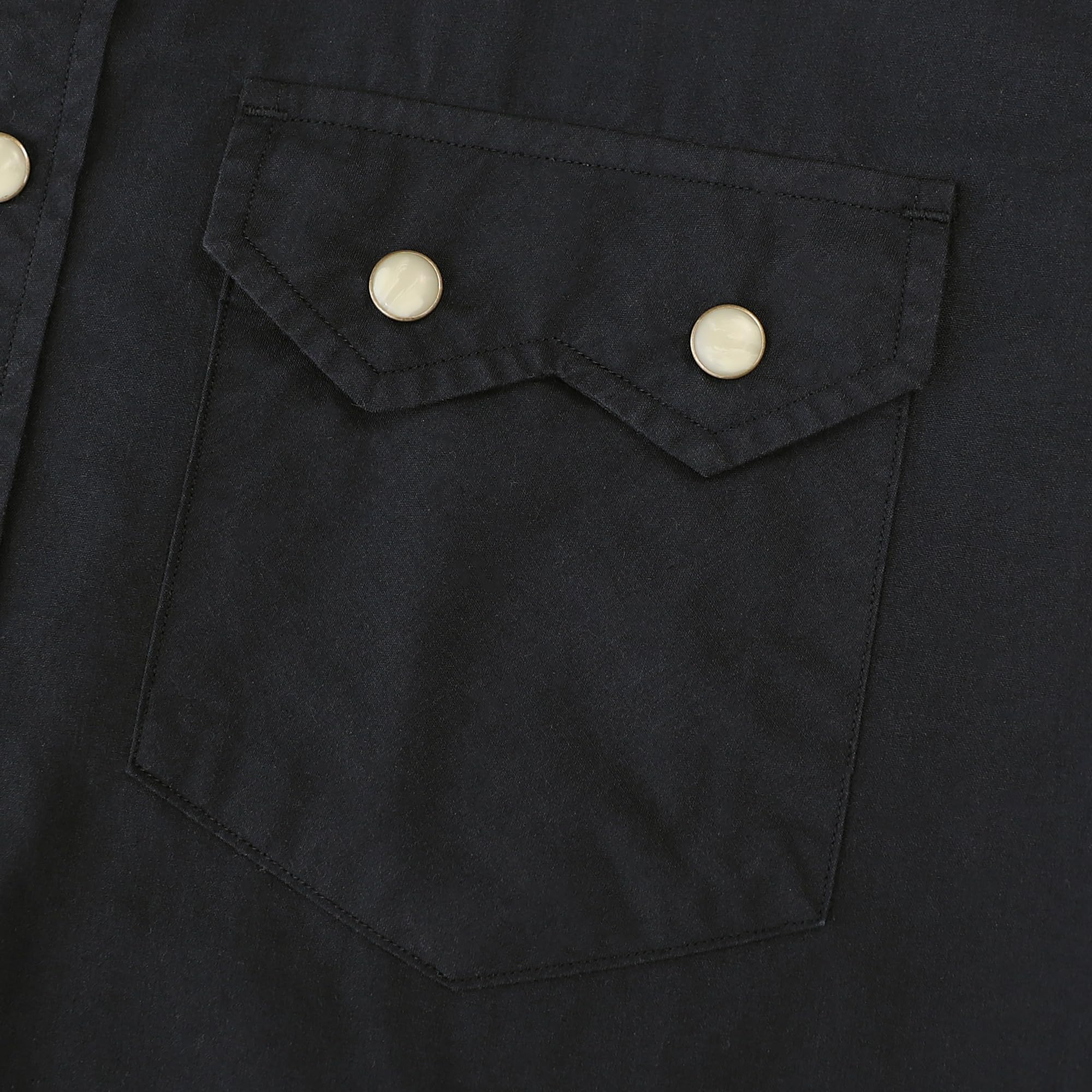 Dubinik® Camisas para Hombre Vaqueras Manga Larga de Algodón con Botones a Presión Estilo Western de Trabajo Tipo Leñador