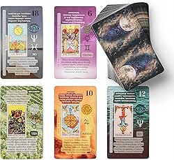 Witchy Cauldron Tarot Cards for Beginners with Meanings on Each