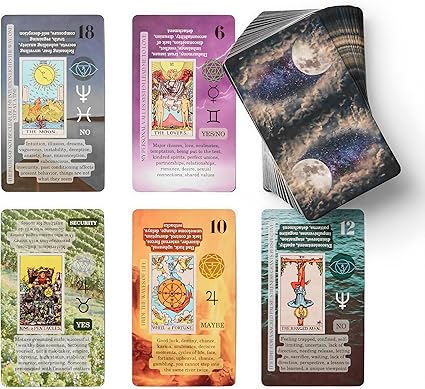 Witchy Cauldron Tarot Cards for Beginners, Learning Tarot Cards with Meanings on Them, for Beginners, Training Deck