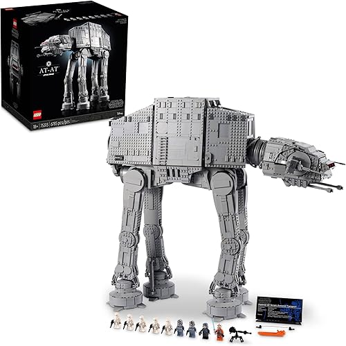 LEGO Star Wars at-at Walker 75313 - Modelo para construir – Juego coleccionable para adultos, juego de construcción y exhibición, 9 minifiguras