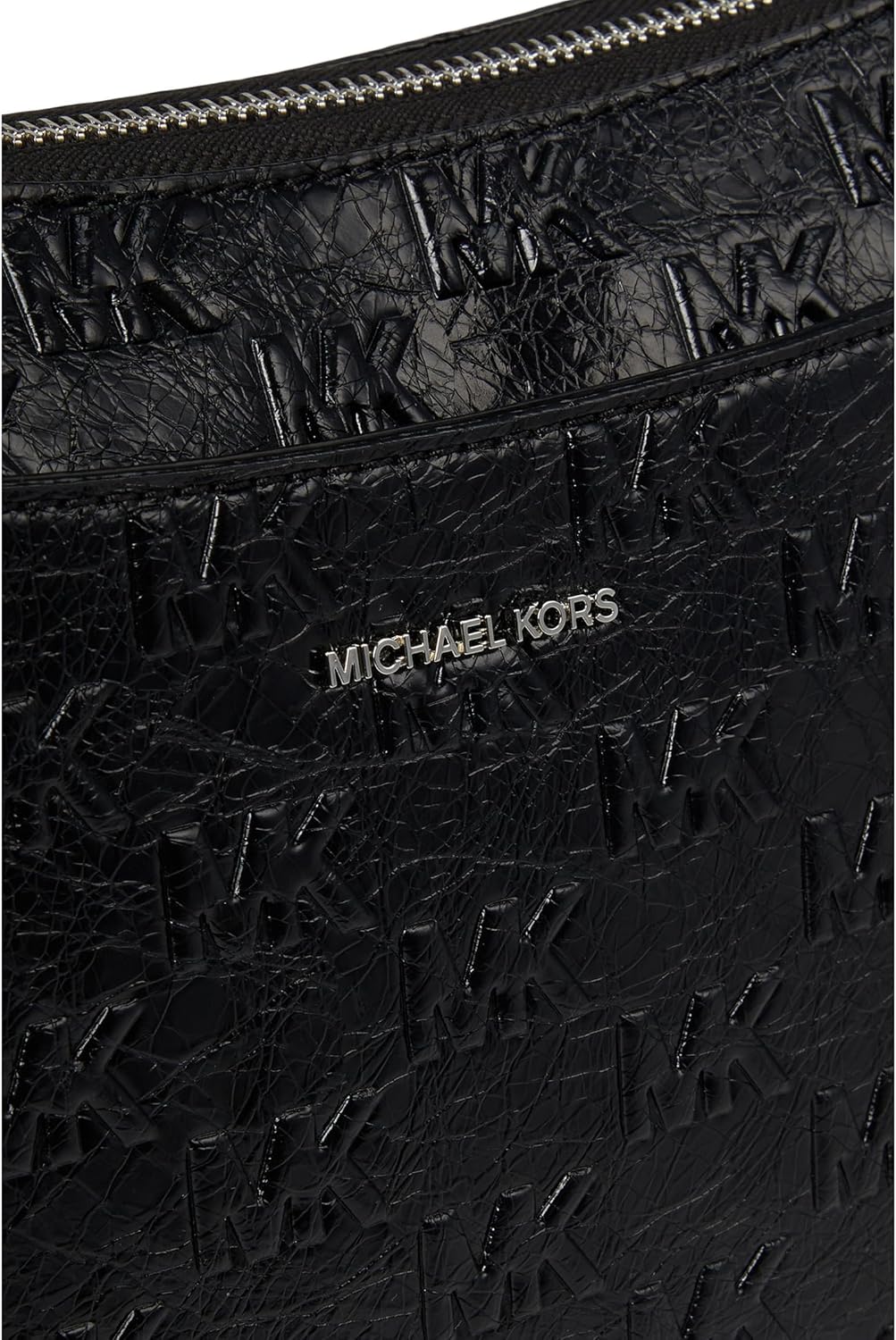 Michael Kors womens Jet Set Medium Top Zip Pouchette Crossbody - Image 5