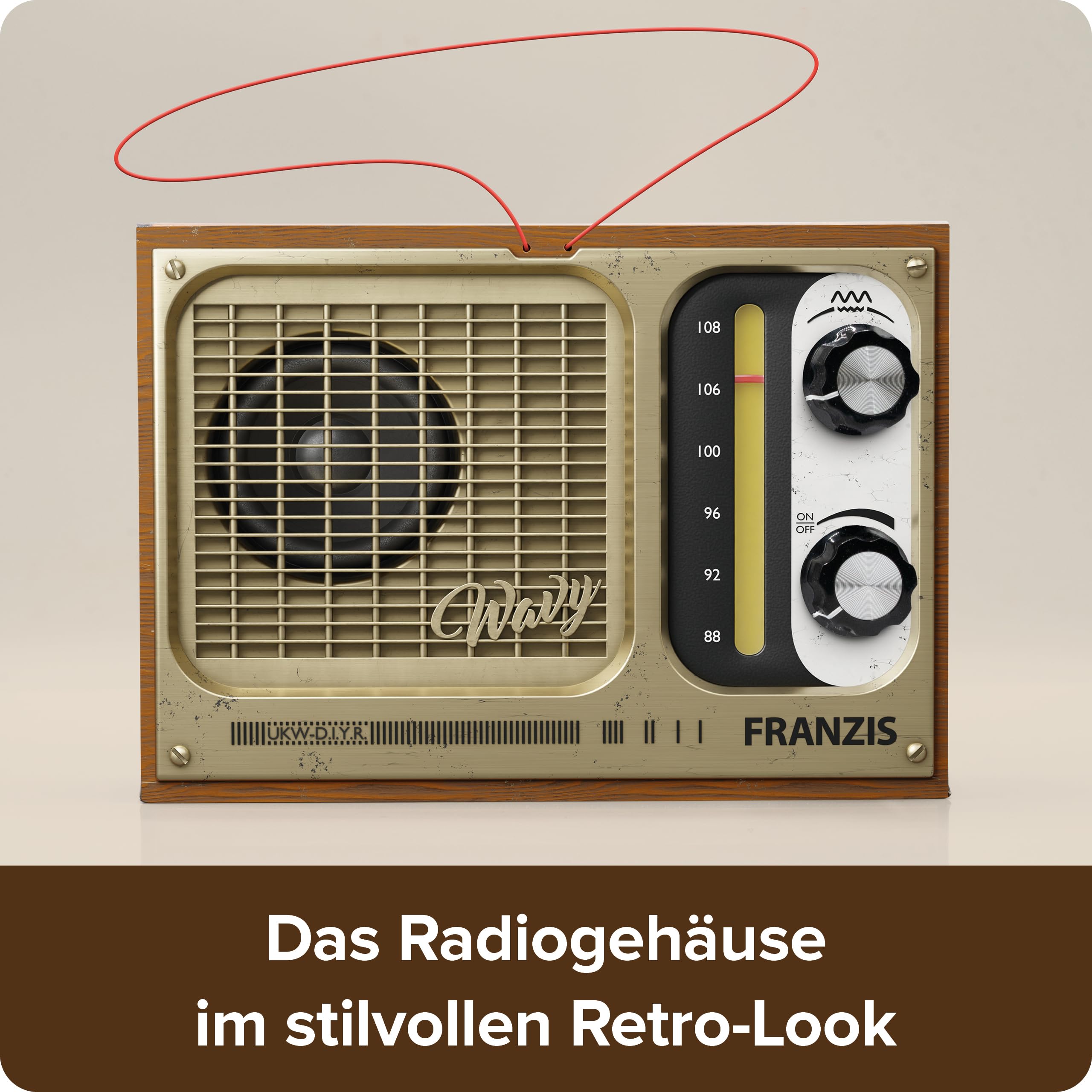 FRANZIS 67226 - UKW-Radio-Bausatz: FM Radio Construction Set.