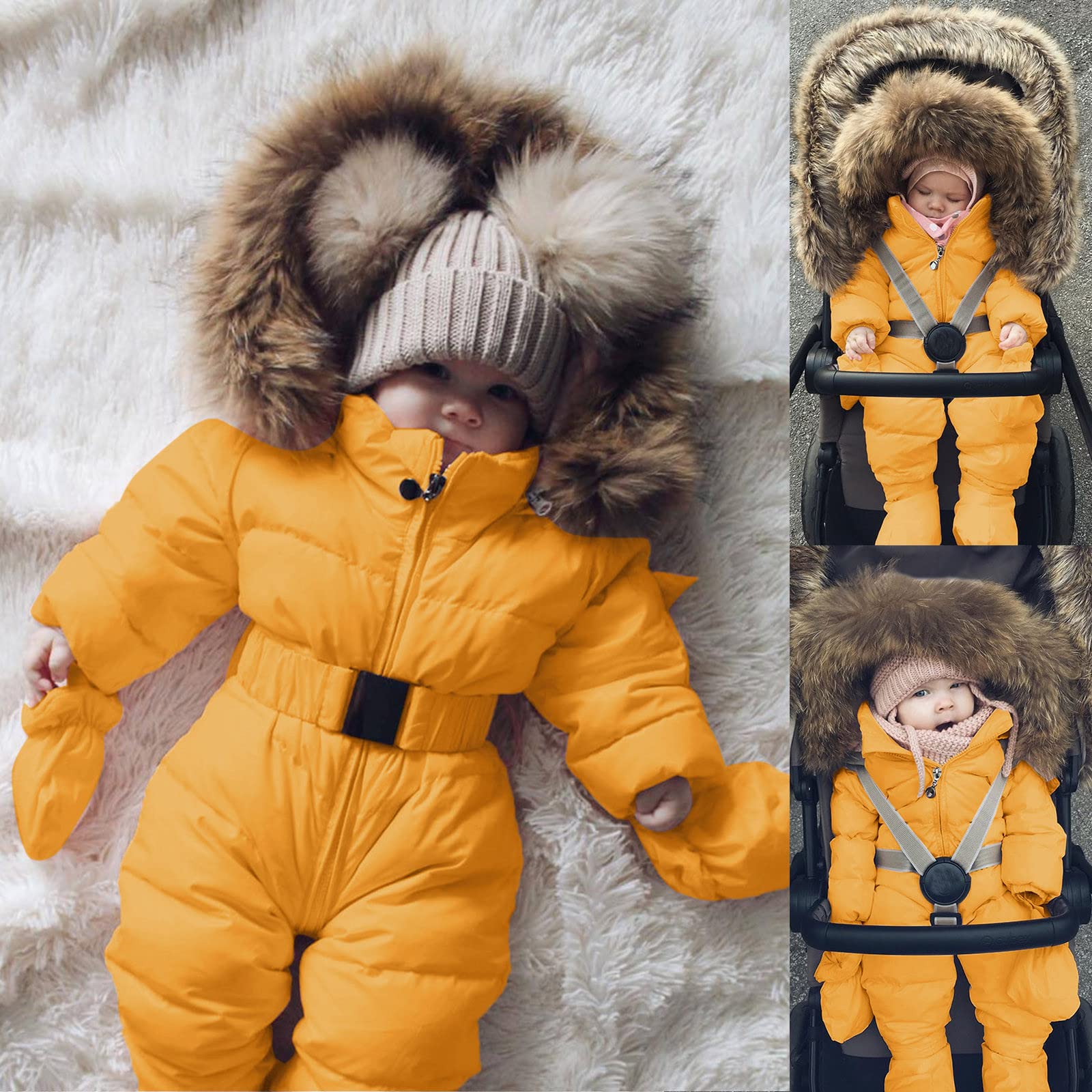 Tuta Da Neve Neonato Tuta Neve Neonato Invernale Tutina Imbottita Tutine 0 3 Mesi Bambino 2 Anni Ciniglia Neonata 6 Femmina Tutone Sci Montagna Bambina Pagliaccetto Anno Giubbotto 6M Bimbo Termica
