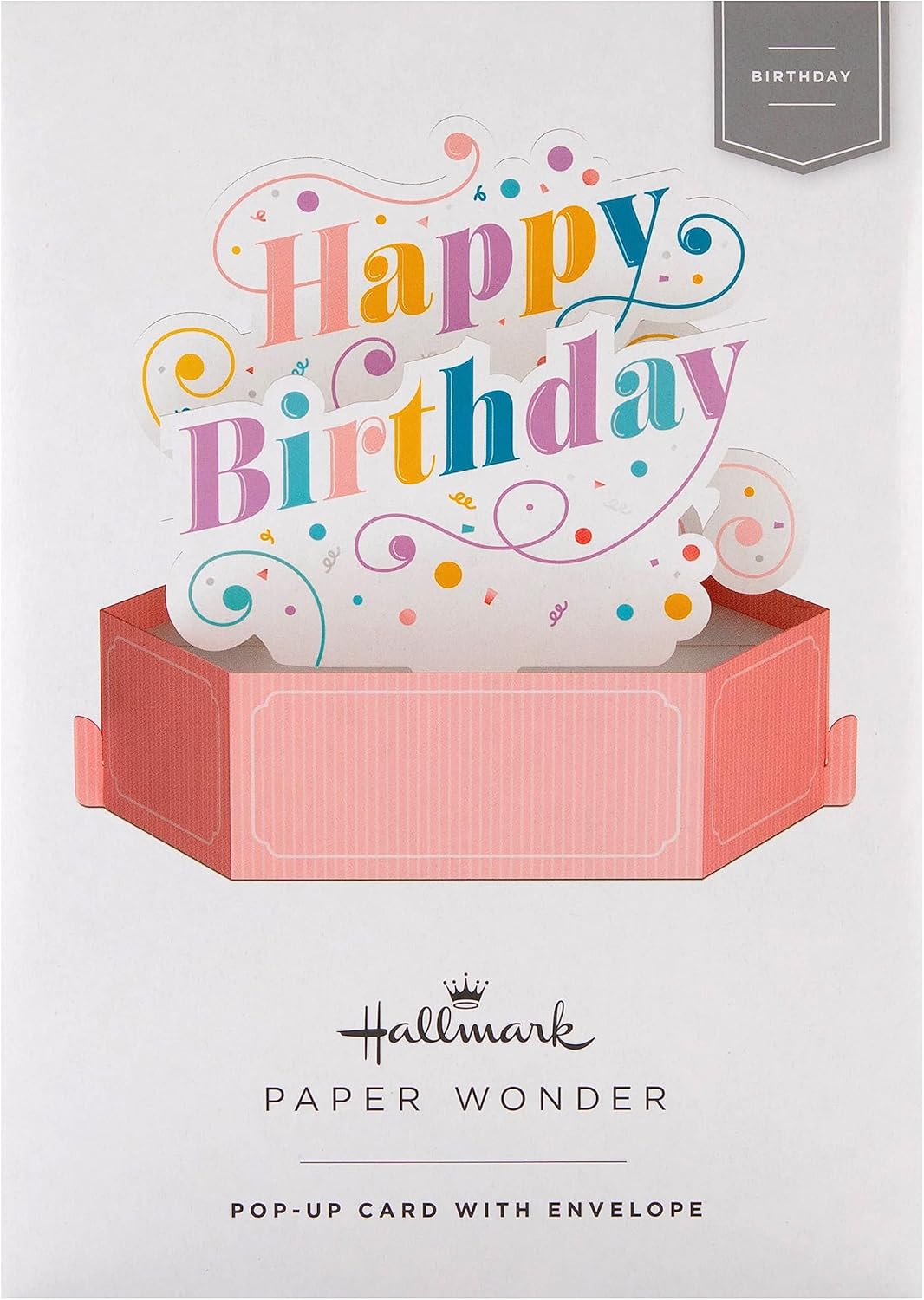 Hallmark Paper Wonder Birthday Card - 3D Pop-Up Colourful Banner Design