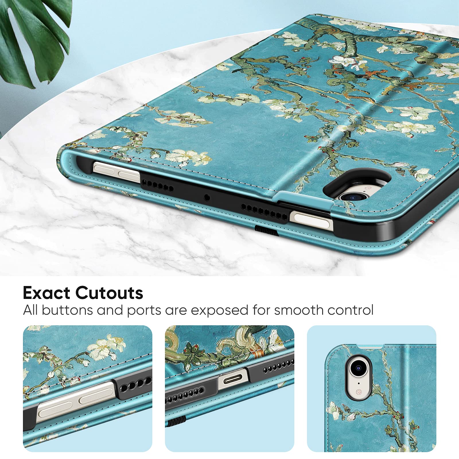 Amazon.com: Fintie Bundle: Folio Case for iPad Mini (A17 Pro) 2024