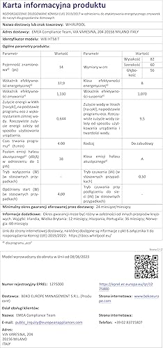 Miniatura 24 de Whirlpool - Lavavajillas integradas negro, tamaño completo - W7I HT58 T
