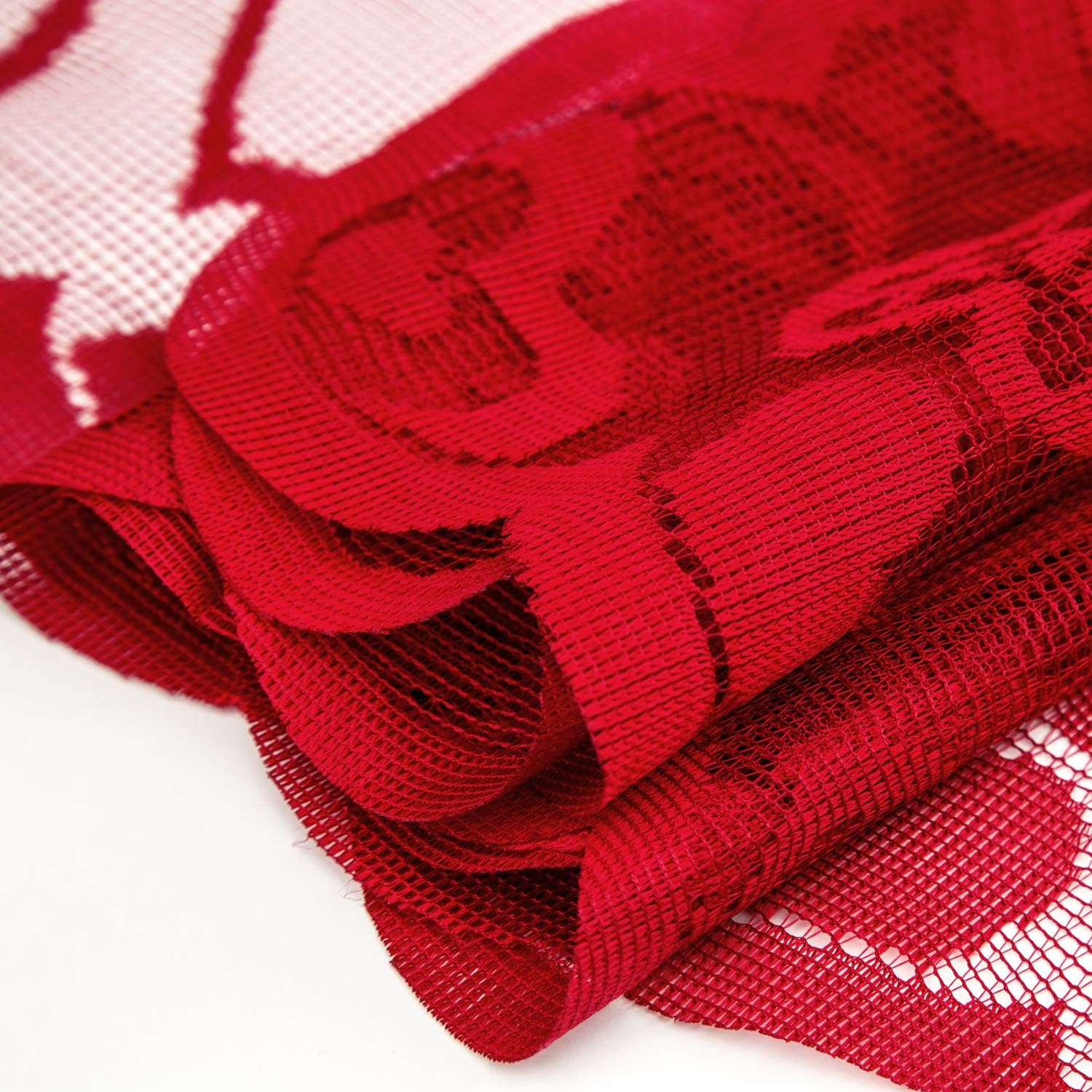 Beeager 5 Pack Valentines Day Decorations Sets - Valentines Day Table Runner (13 x 72 Inch) and Placemats(8 x 12 inches) -Valentines Day Decor for Home Wedding Anniversary Party