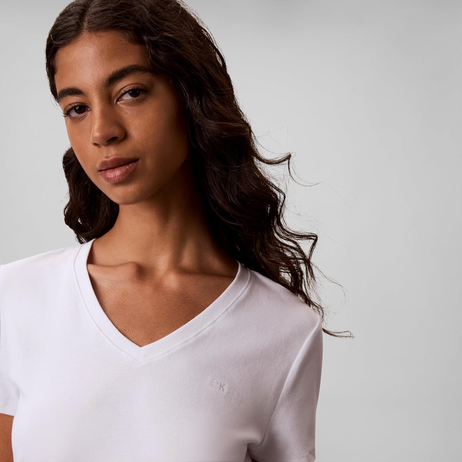 Calvin Klein V-Neck Short Sleeve Tee