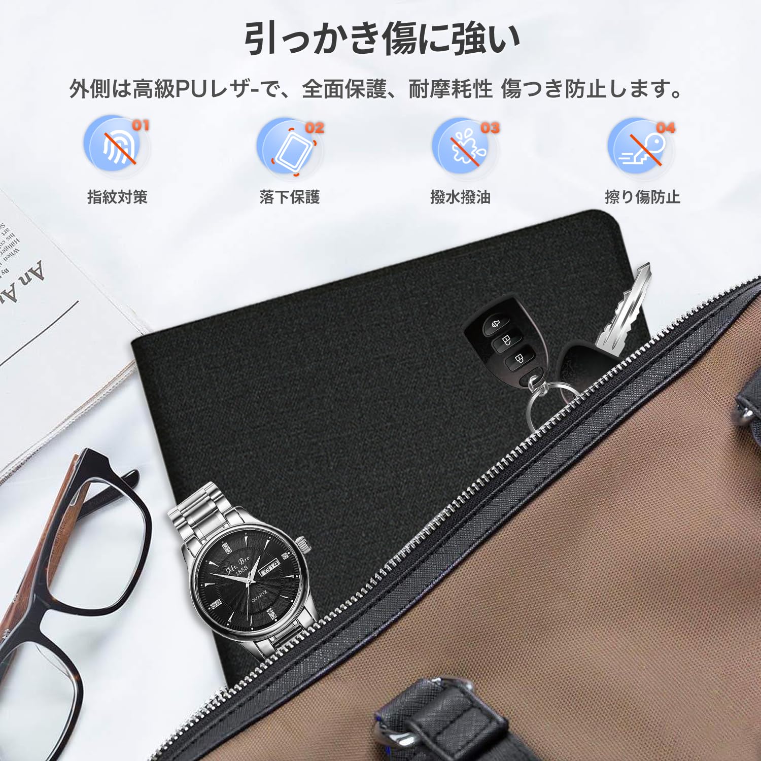 Amazon.co.jp: Headwolf Titan 1 用 ケース カバー KONXISA 8.8インチ