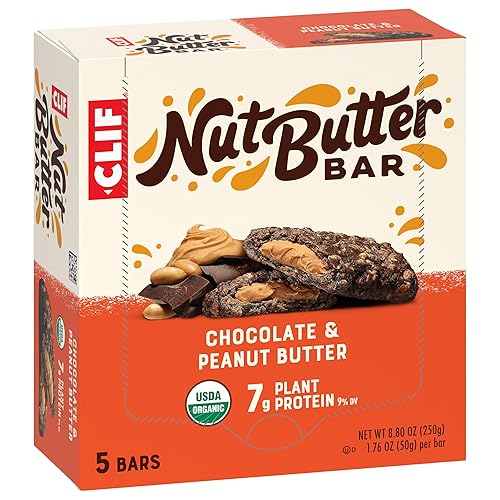 Miniatura 10 de CLIF - Barra de mantequilla de nueces barras de aperitivos orgánicas mantequilla de maní de chocolate orgánica proteína vegetal sin OMG barras de