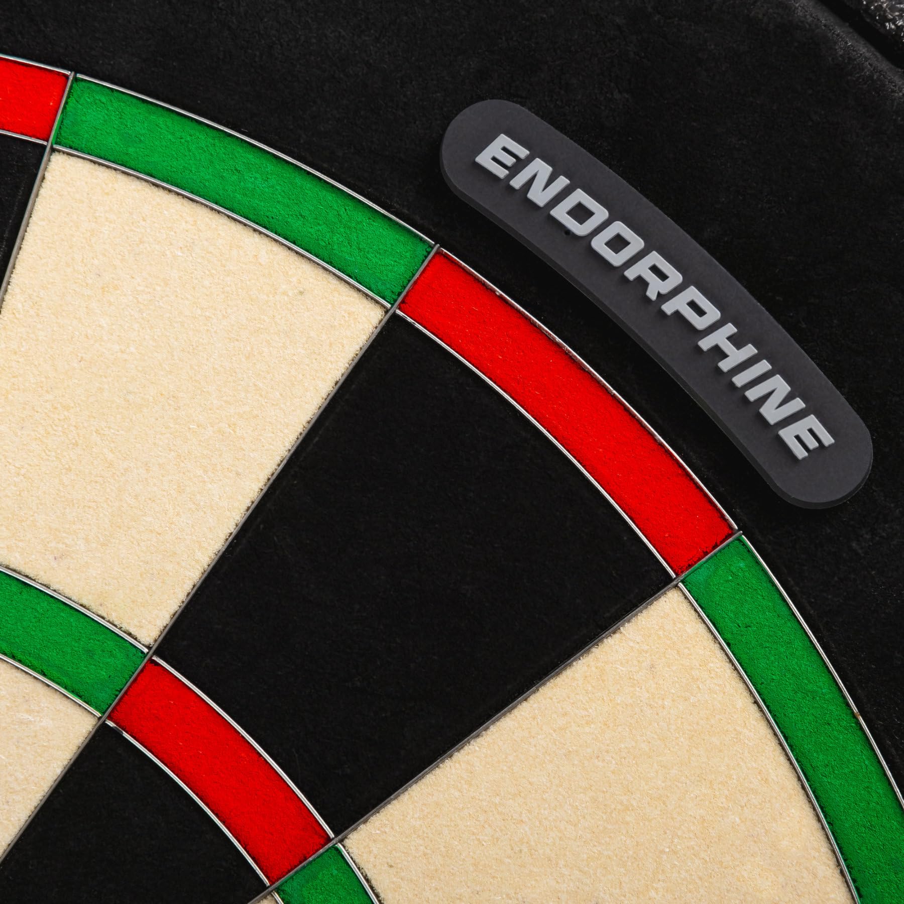 Dartboard Endorphine - Premium Dartboard mit One Piece Zahlenring - 18 Farben - Dartscheibe Nummernring - Dartzubehör