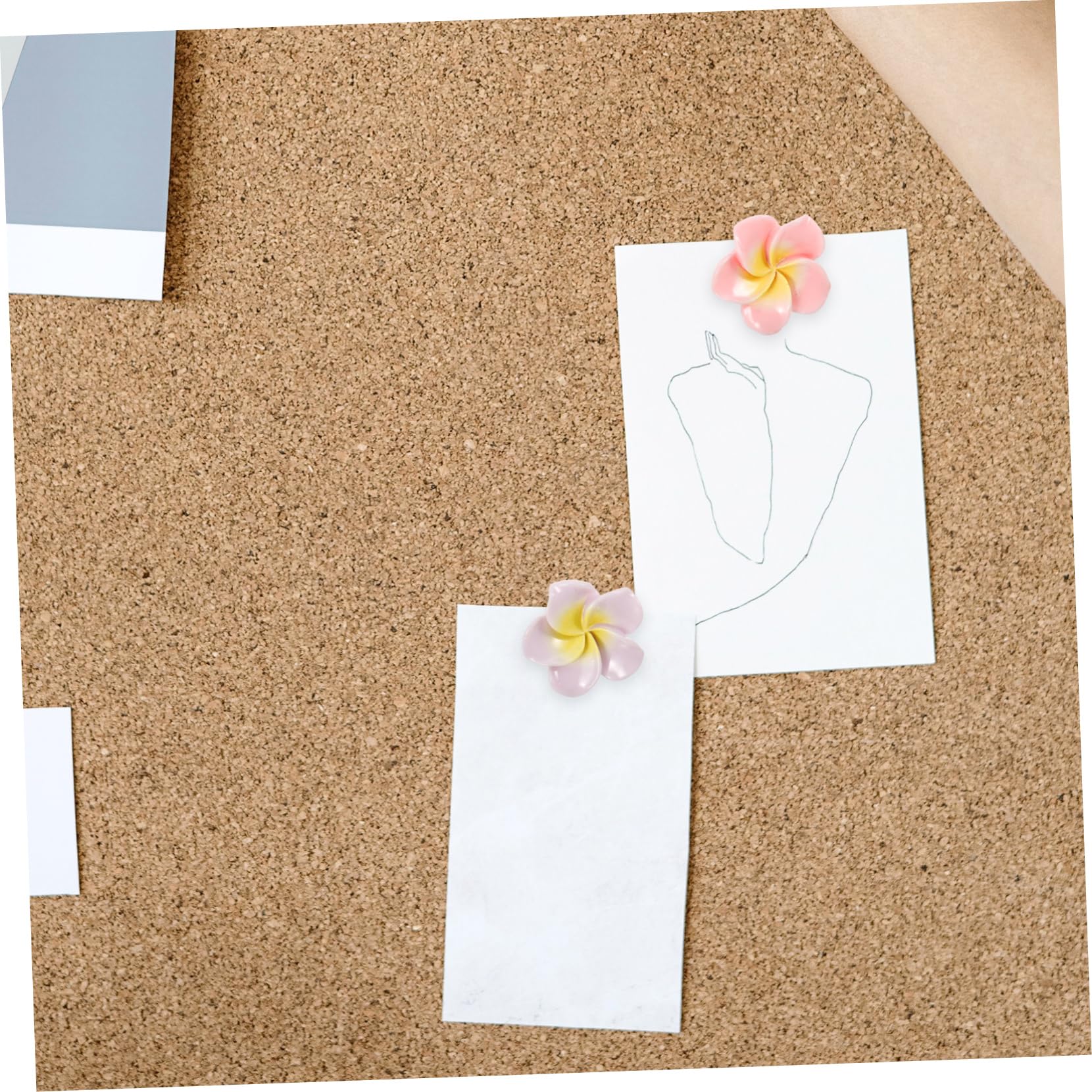 HOMSFOU 5 Sätze Foto Wanddekoration Blumen Pressnagel Korktafel Pinnwand Süße Pinnnadeln Für Korktafel Korktafel Süße Korktafel Reißzwecken Für Korktafel Reißnägel 21 Stücke * 5
