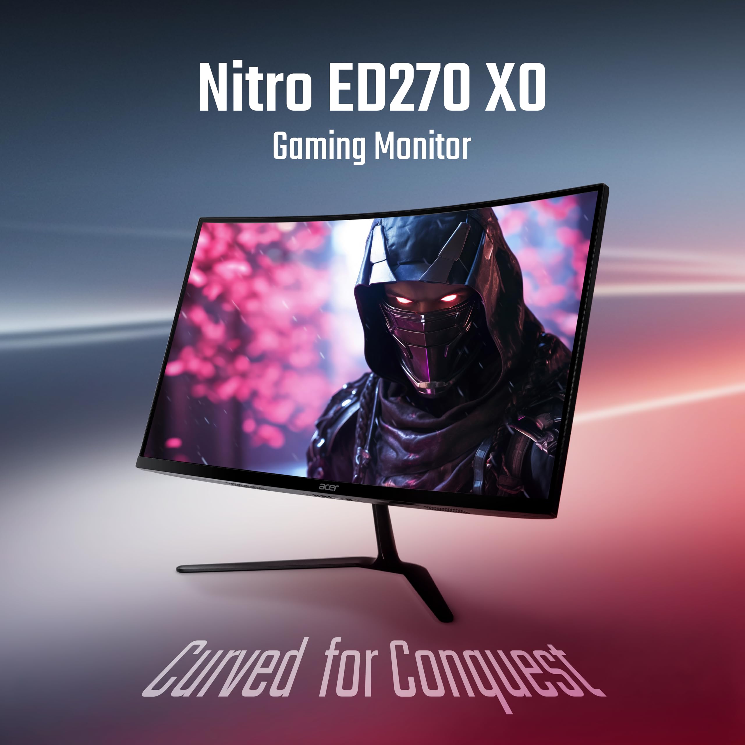 Acer Nitro ED270 X0 27 inch Full HD 1920×1080 VA Curved Gaming Monitor | 200 Hz Refresh | 1 ms VRB | AMD FreeSync Premium | HDR10, sRGB 99% | ZeroFrame | Tilt Adjust | HDMI & DisplayPorts | Black — Amazon image 5