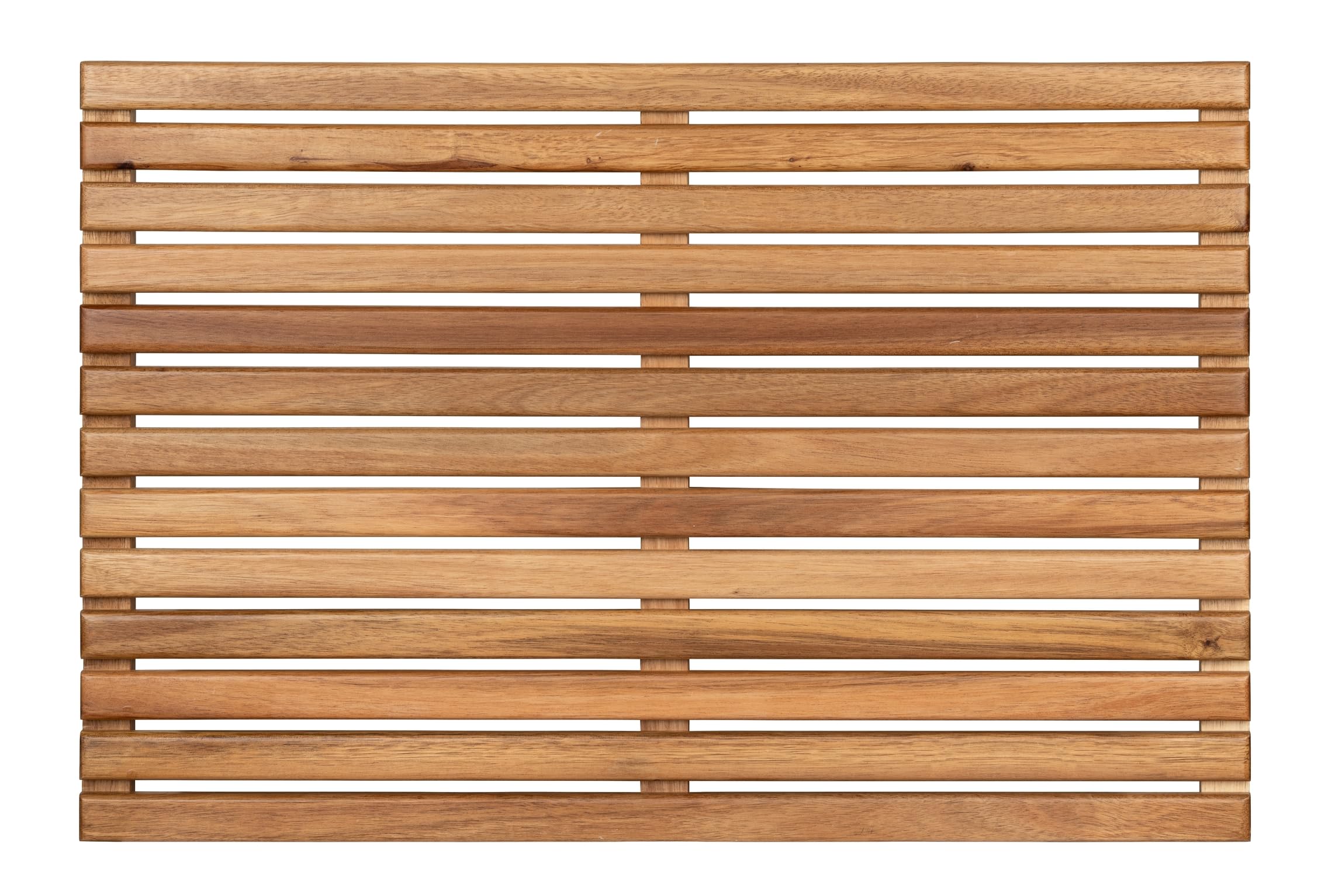 WENKO Duschrost Indoor & Outdoor Mod. Acacia, aus Akazienholz für den Innen- und Außenbereich, für Dusche oder Pool, rutschhemmend, 55 x 55 cm