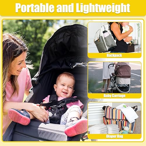 Vista 15 de Kit de cuidado de la salud y aseo para bebés recién nacidos, kit de cuidado de bebé de 24 piezas mejorado, juego de cuidado de la salud