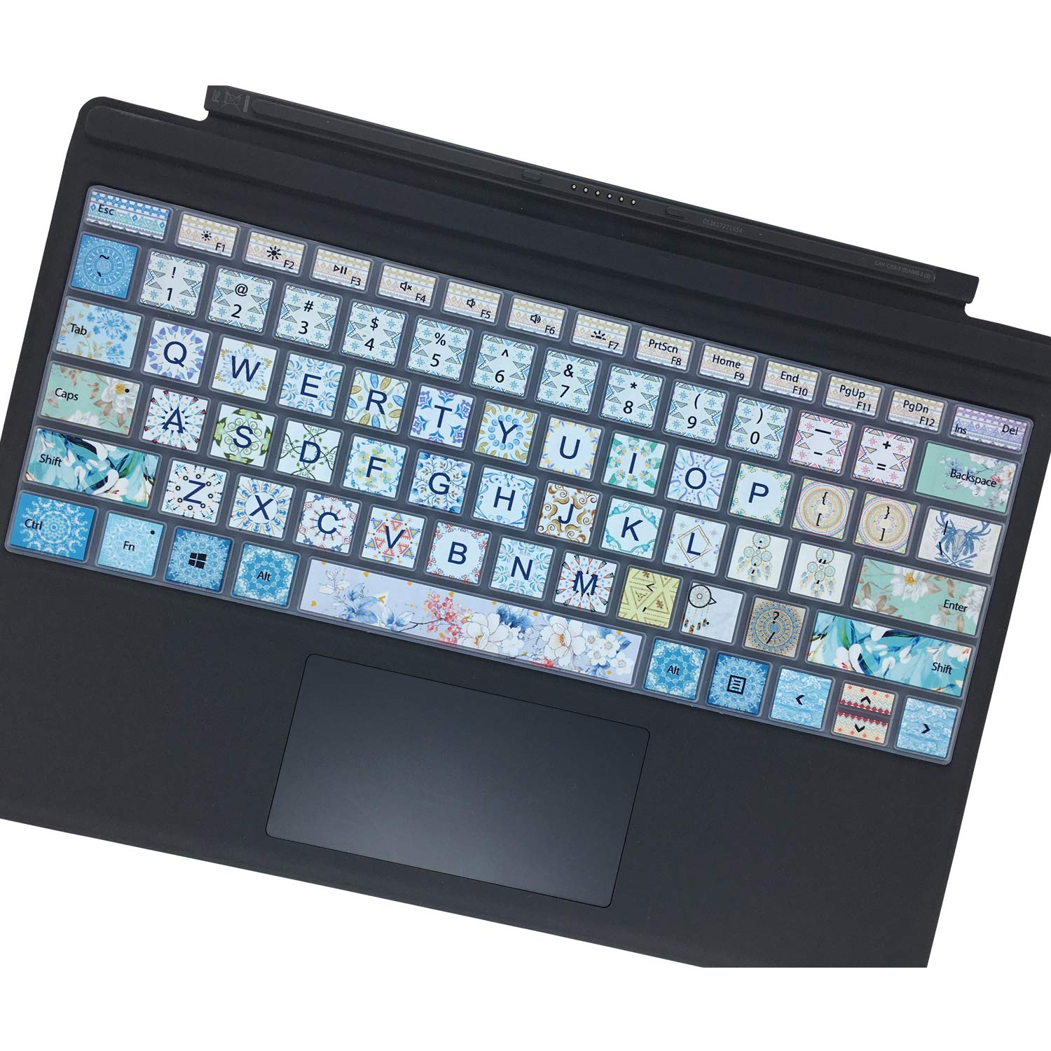 Amazon.co.jp: WSLUCKO シリコンキーボードカバースキン Microsoft