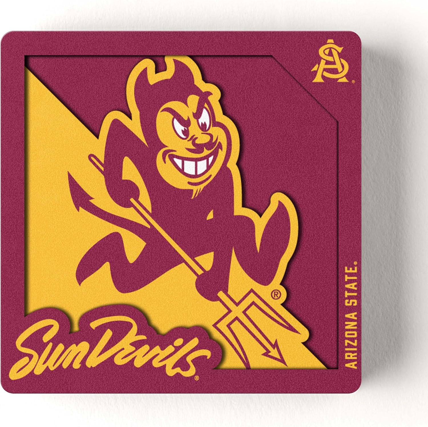 YouTheFan NCAA 3D Logo Series Magnet