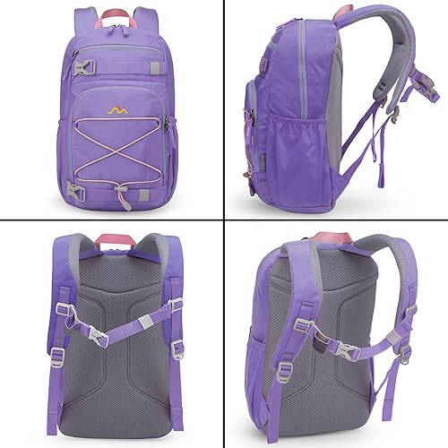 Miniatura 5 de MOUNTAINTOP Mochila infantil para niños y niñas, mochila escolar de jardín de infantes para niños y niñas, mochila ligera para niños