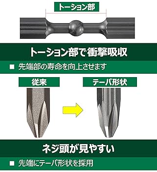 Amazon | HiKOKI(ハイコーキ) 力こぶビット 全長110mm 六角軸二