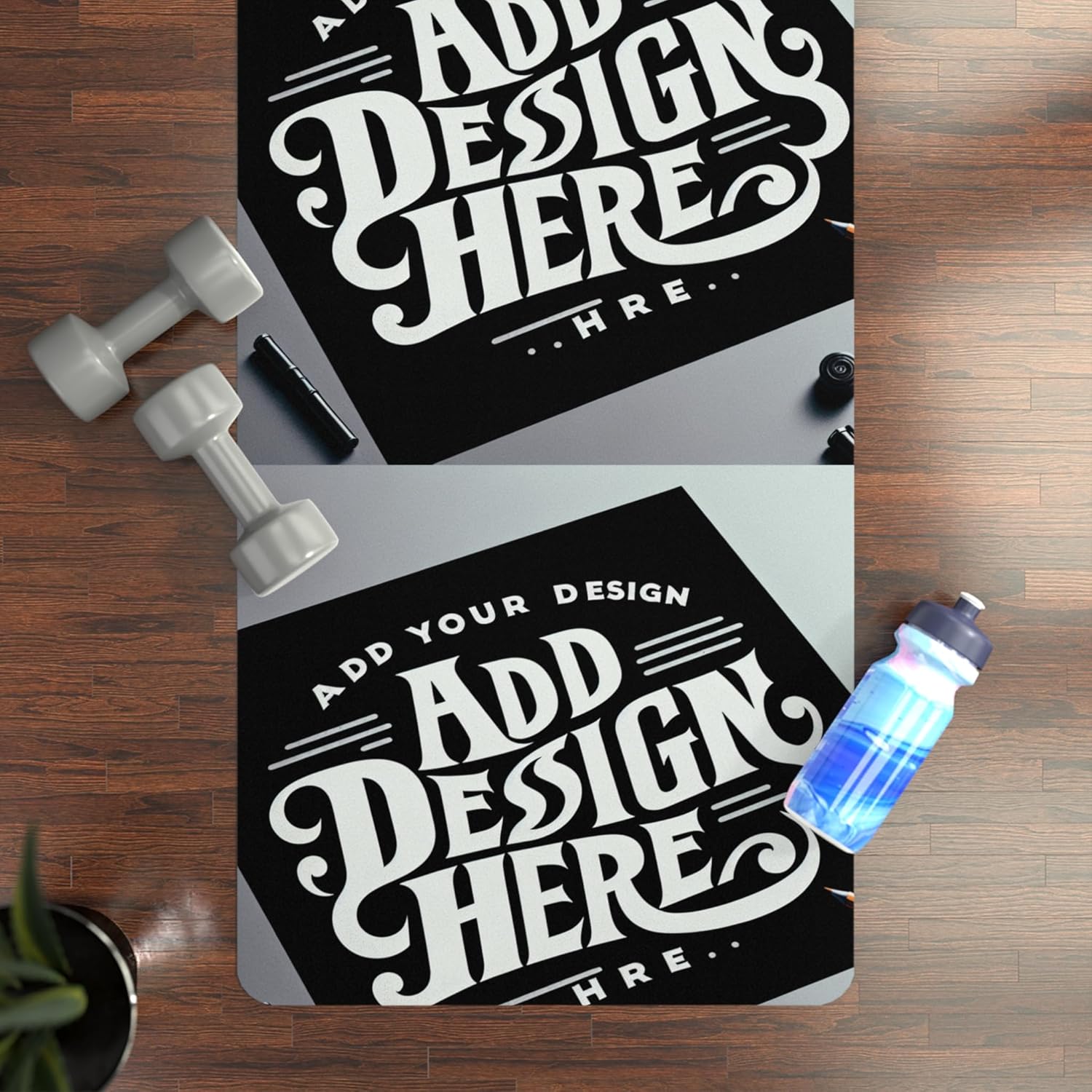 Customizable Rubber Yoga Mat Mindful Practice Personalized Exercise Gear Yoga Lifestyle Home Gym Accessory Fitness Gift