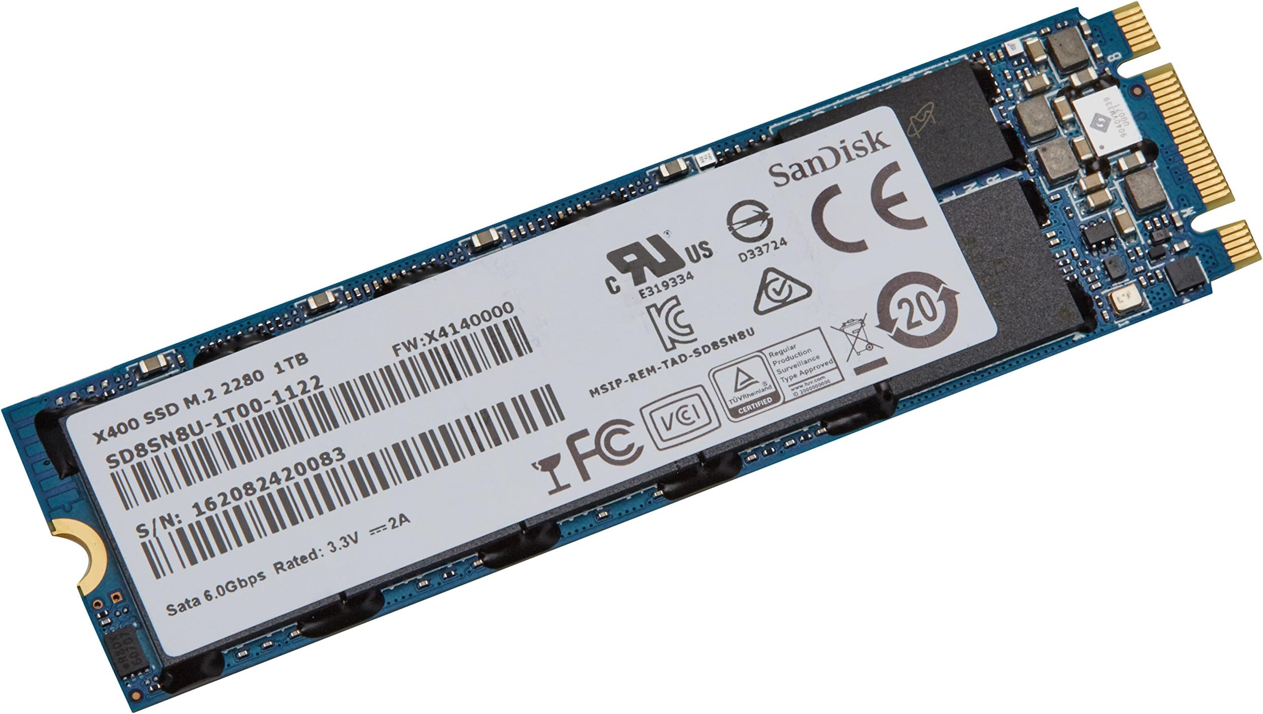 Sandisk X400 Solid State Drive - Internal (SD8SN8U-1T00-1122)