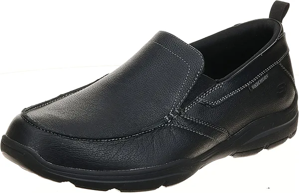 Skechers Men's Relaxed Fit: Harper - Forde, Black, 11 X-Wide