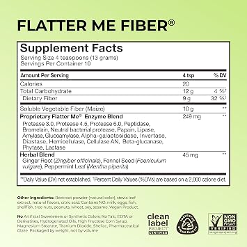 HUM Flatter Me Fiber Supplement & Flatter Me Plus Prebiotics & Probiotics