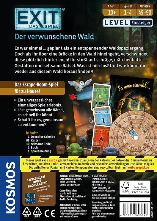 Kosmos EXIT - The Game: The Enchanted Forest