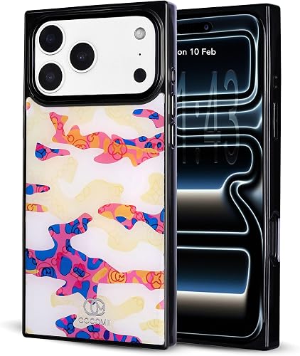 COCOMII Rectangle for iPhone 17 Pro Max Case, Princely Paisley Jaguar