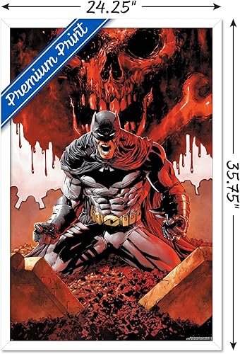 Miniatura 65 de Trends International DC Comics Batman - Póster de pared de Batman con huesos Paquete de póster y clip de alta calidad
