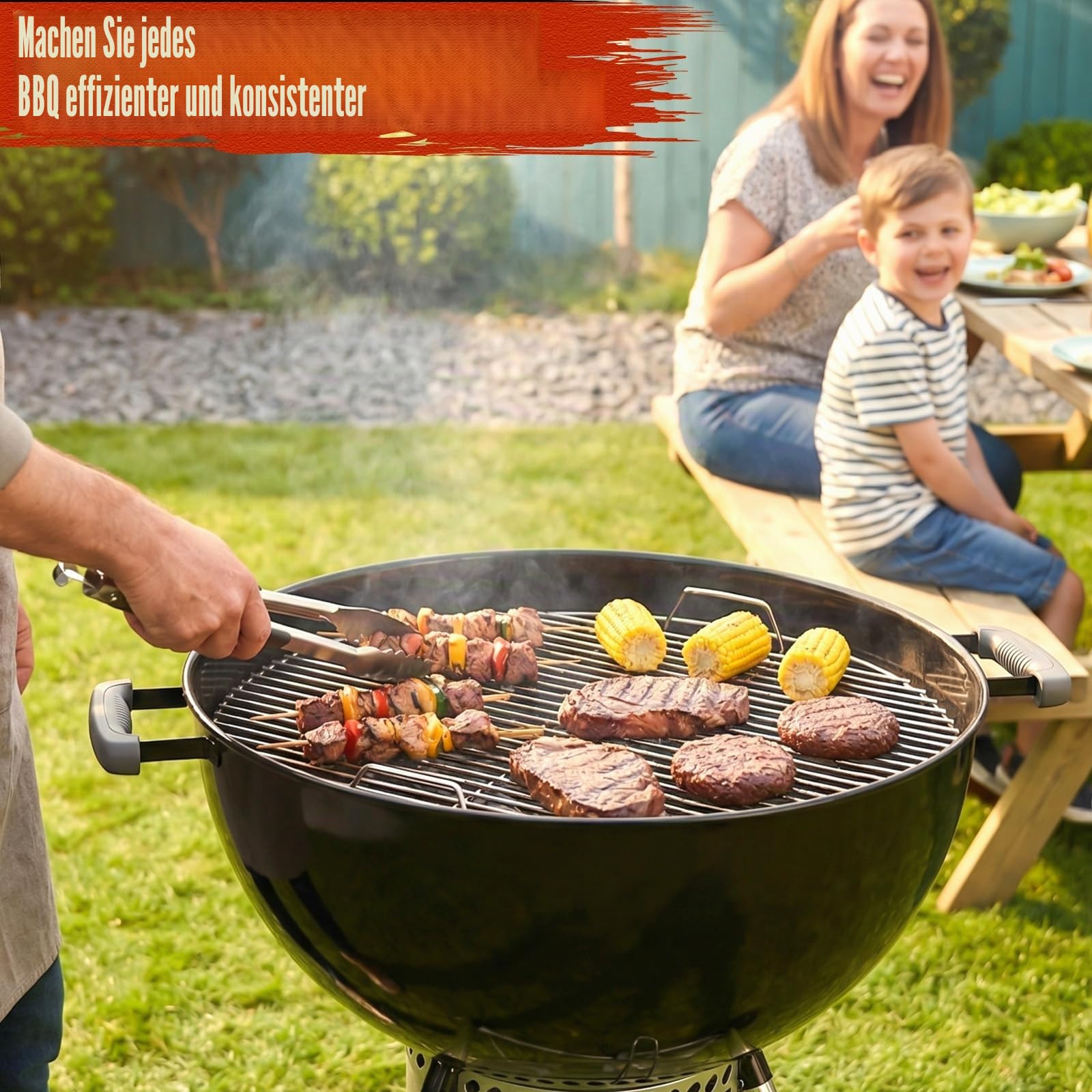 Denmay Holzkohle-Korb Briketthalter für Weber 47/57/67cm Holzkohlegrills, Holzkohlebrikett-Korb für Weber Kettle, One Touch, Master Touch, Kohle-Kraftstoffhalter, ersetzt den Holzkohlerost