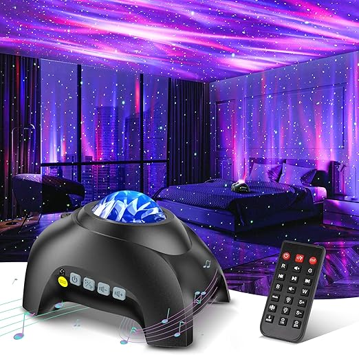 Northern Galaxy Light Aurora Projector with 33 Light Effects, Night Lights LED Star Projector