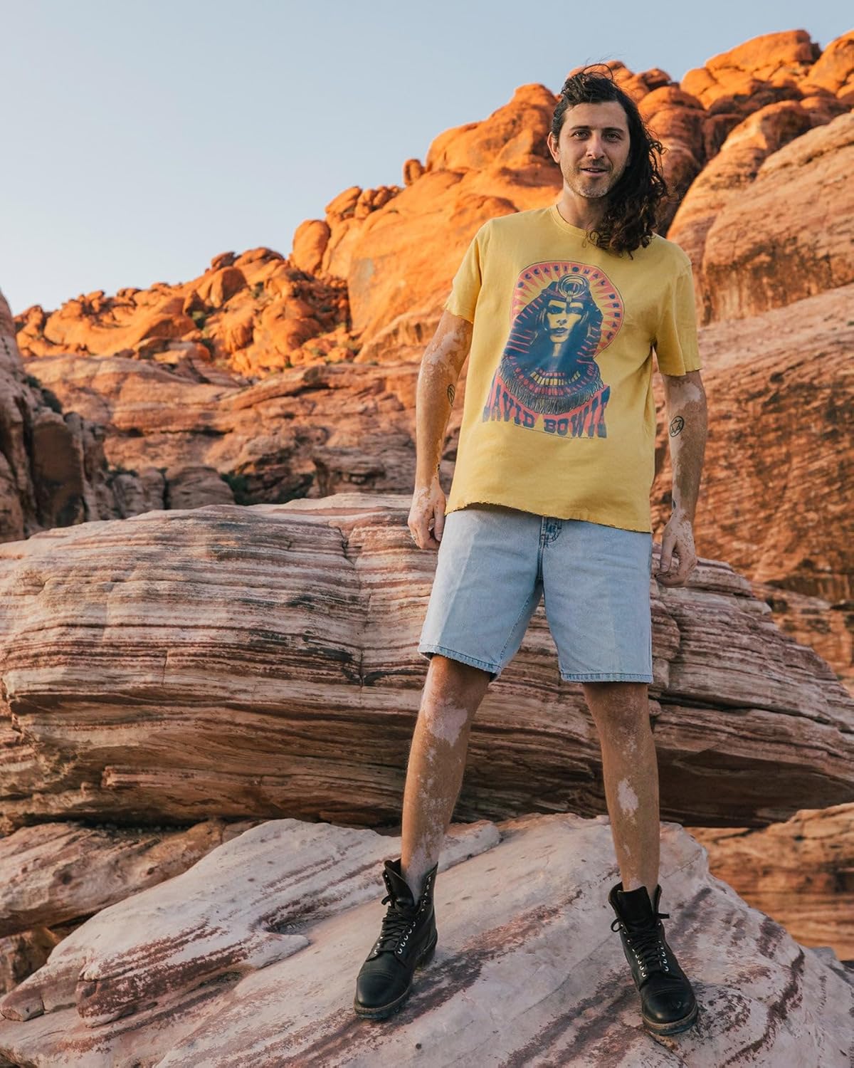 David Bowie an Occasional Dream Vintage Tee Yolk Yellow