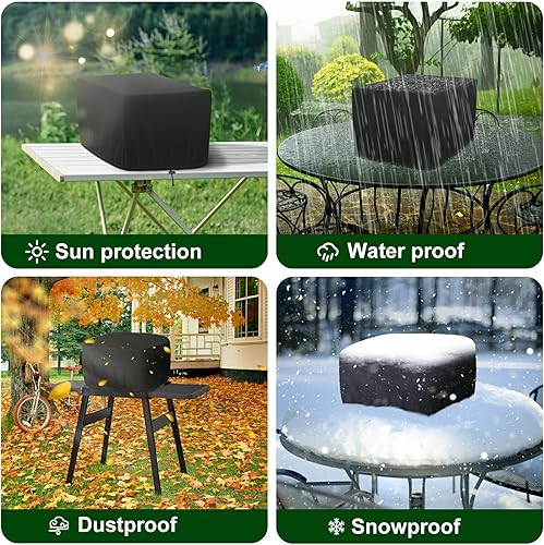 Miniatura 3 de Funda para horno Ninja OO101 Woodfire para exteriores, 23 x 18 x 15.5 pies (solo cubierta), cordones ajustables, impermeable y resistente al polvo,