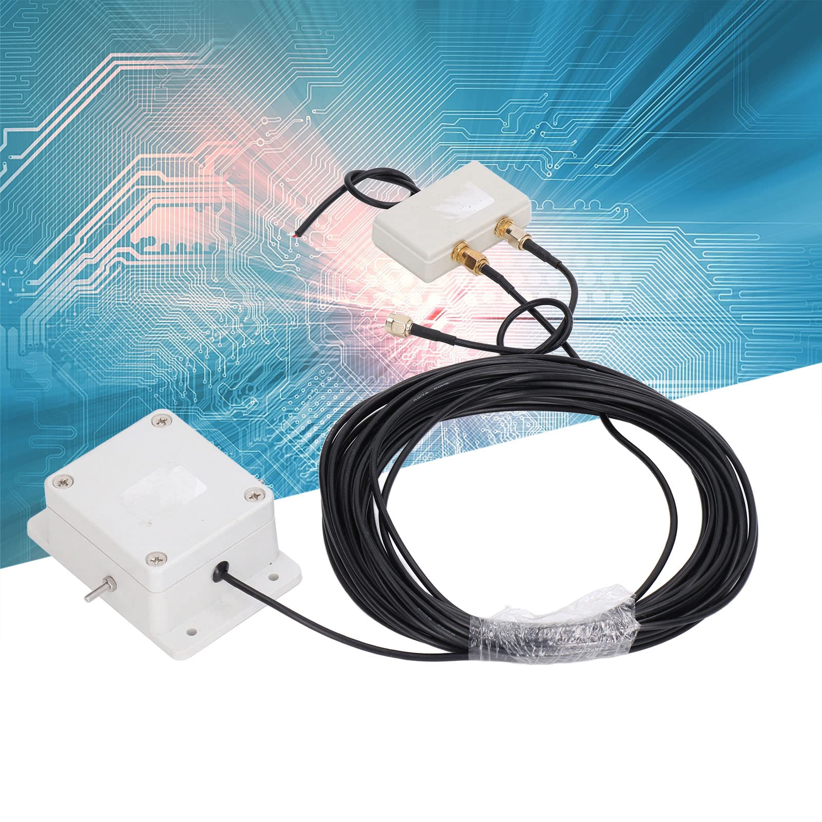 Antenne en Boucle Réception de Signal Actif 0,5 à 30 MHz Alimentation USB Récepteur 9 à 14 V Factice D'alignement de Point D'antenne pour la Réception de Signal