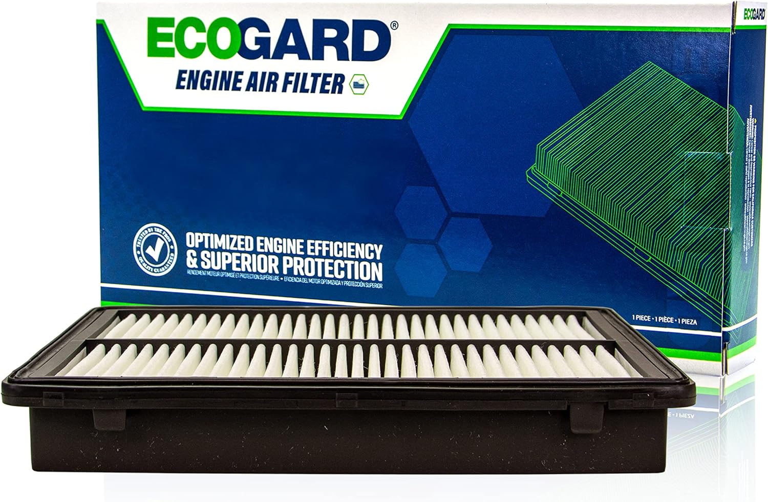 ECOGARD XA10460 Premium Engine Air Filter Fits 2020-2025 Kia Telluride, 2020-2025 Hyundai Palisade, 2016-2020 Kia Sorento, 2019-2020 Hyundai Santa Fe, 2017-2018 Santa Fe Sport (Pack of 6)