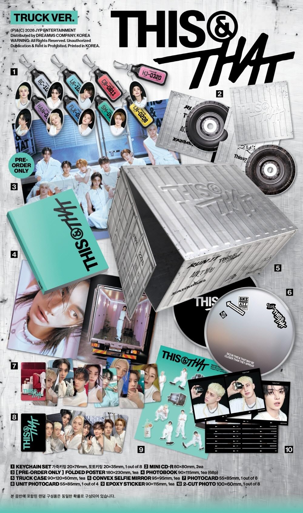 Stray-Kids This & That [Truck VER.] Limited Album+Pre-Order Gift
