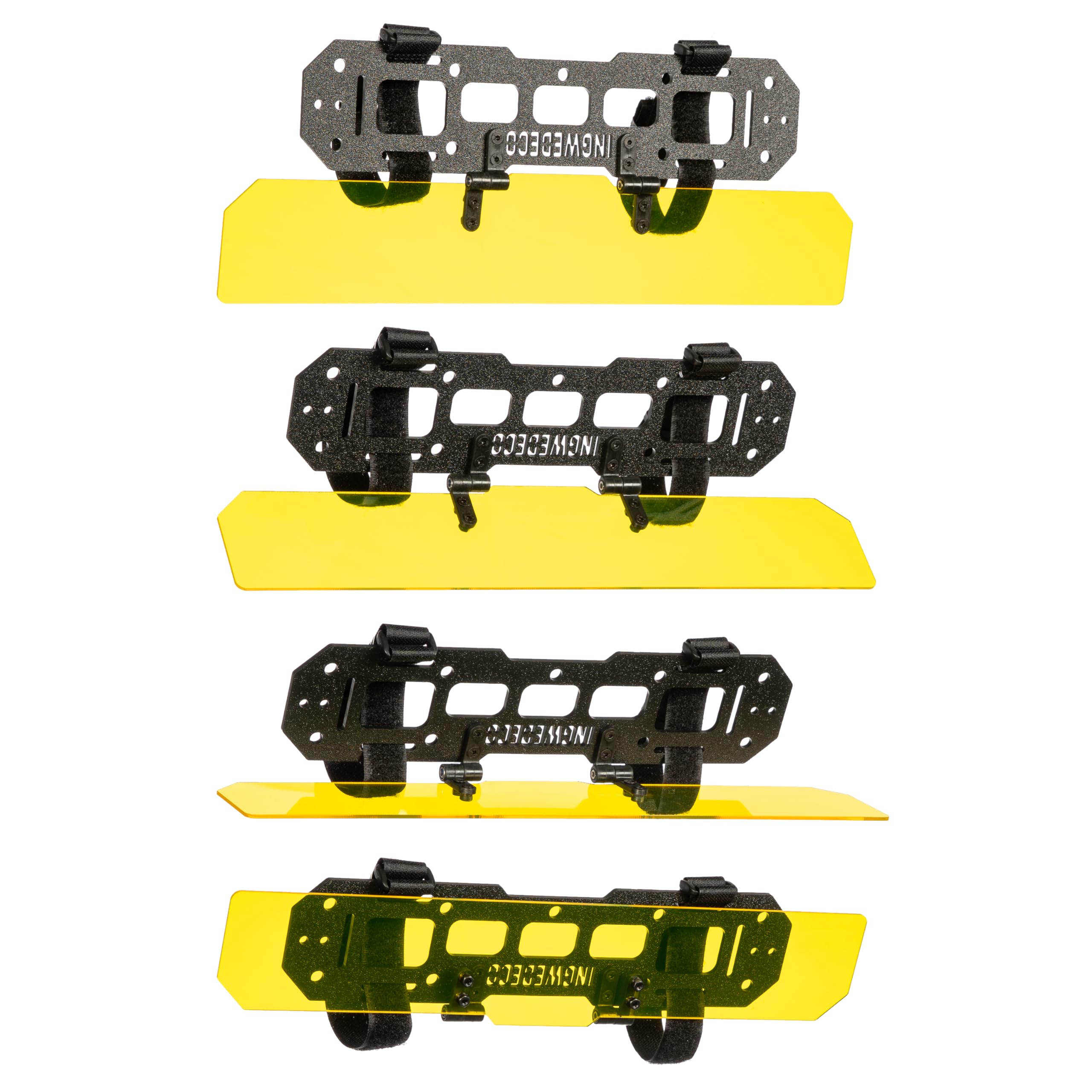 ABS Mini Tactical MOLLE Panel Organizer & Adjustable Anti-Glare Night Safe Driving Visor Extender - Universal Vehicle Storage for Car, SUV, Truck | EDC Pouch, Tool Holster, Gadget Holder & Gear Rack